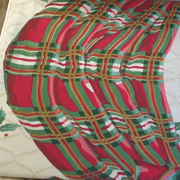 Kemp & Beatley Yuleties Christmas tablecloth Style no. 183 made in America - Picture 8 of 8